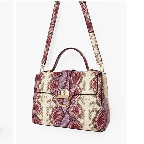 Snake print handbag - Picture 2 of 2